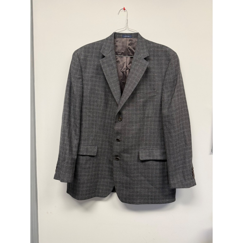 Ralph Ralph Lauren Mens 46L Grey Glen Plaid Wool Blazer Sport Coat Dillard's